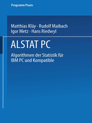 cover image of ALSTAT PC